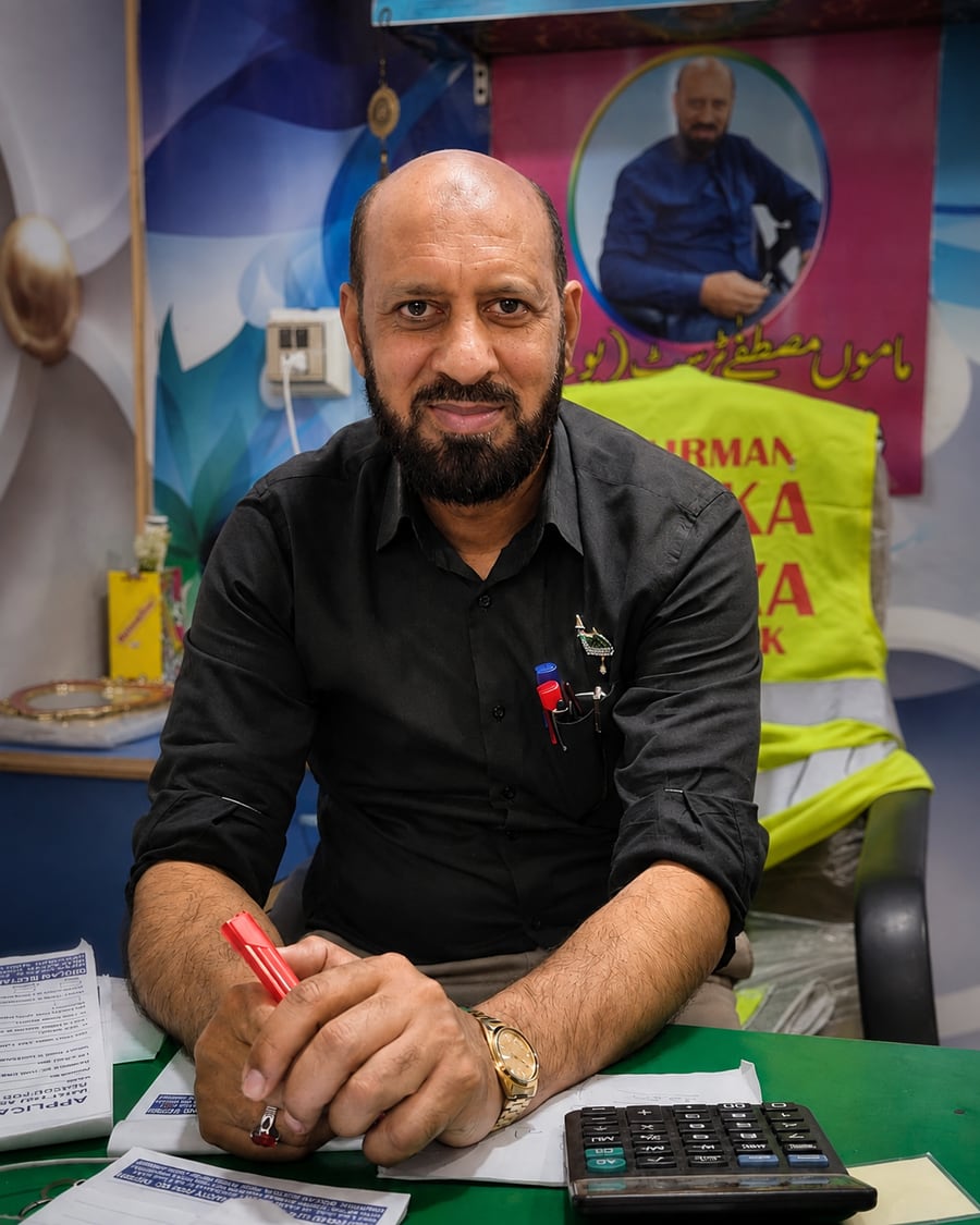 Ghulam Mustafa, founder of Sadka Jariya Relief Organisation